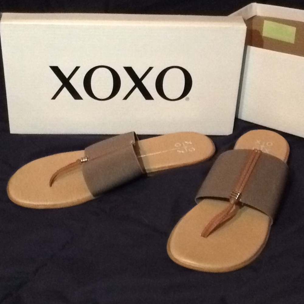 NEW XOXO Taupe Sandals